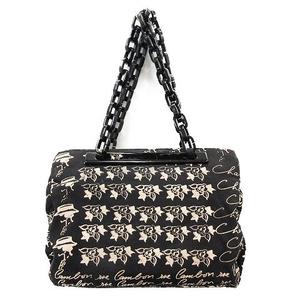 シャネル CHANEL トートバッグ ヴィンテージ プラチェーン キャンバス 