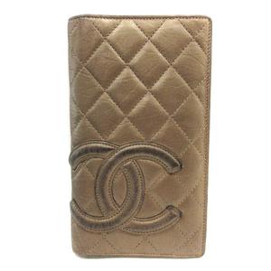 シャネル CHANEL カンボンライン マトラッセ 長財布 二つ折り レザー  