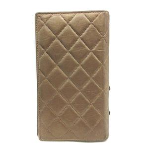 シャネル CHANEL カンボンライン マトラッセ 長財布 二つ折り レザー  