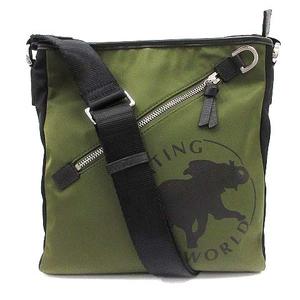 ハンティングワールド HUNTING WORLD ショルダーバッグ ナイロン ロゴ 