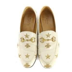 グッチ GUCCI ヨルダーン エンブロイダリー付き ビットローファー 