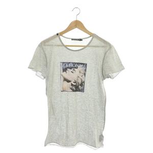 ドルチェ ガッバーナ ドルガバ Dolce Gabbana Madonnaプリントtシャツ カットソー 半袖 カットオフ 44 グレー My Os Sh メンズ 170 ベクトルパーク