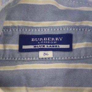 BURBERRY BLUE LABEL チュニック ブラウス　ストライプ バーバリーブルーレーベル BURBERRY BLUE LABEL ストライプ