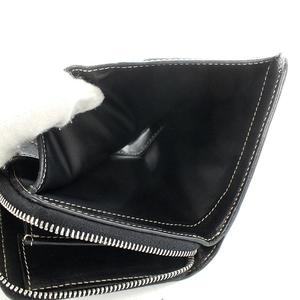 セリーヌ CELINE 財布 二つ折り マカダム柄 ラウンドファスナー レザー