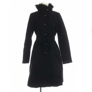 BURBERRYBLUE LABEL コートブラック 38 ベルトファー付き