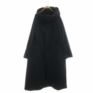 ジュンミカミ JUN MIKAMI × ワイルドシングス WILD THINGS マキシシルエットナイロンコート スプリングコート ロング ジップアップ F 黒 ブラック /CM ■OS メンズ