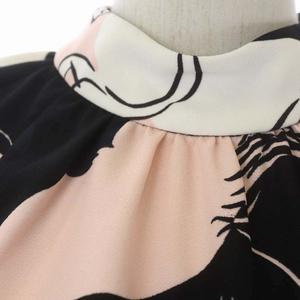 kate spade ケイトスペード 馬柄ボリュームスリーブギャザーワンピース ケイトスペード KATE SPADE 馬柄 ボリュームスリーブワンピース