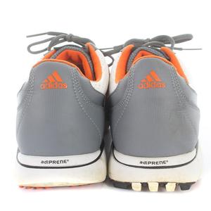 アディダス adidas ゴルフシューズ レザー 26.5cm 白 ホワイト グレー
