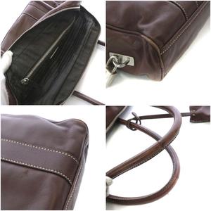 プラダ PRADA BR0964 NAPPA HYDRA ハンドバッグ レザー TERRA 茶色 