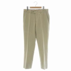 グッチ GUCCI ウールテーパードパンツ センタープレス ボタンフライ 