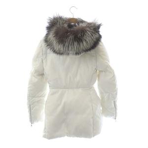 プラダ PRADA 19年製 フォックスファー ダウンコート フード ロング 36  