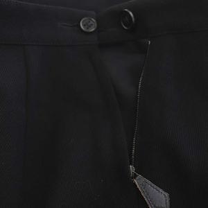 HERMES マルジェラ期 サイドジップ ロングスカート ブラック HERMES マルジェラ期 サイドジップ ロングスカート ブラック