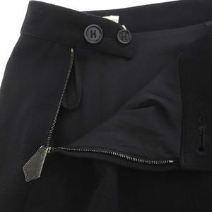HERMES マルジェラ期 サイドジップ ロングスカート ブラック HERMES マルジェラ期 サイドジップ ロングスカート ブラック