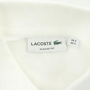 ラコステ LACOSTE CLASSIC FIT ポロシャツ 半袖 ロゴワッペン 胸 