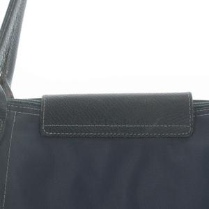 ロンシャン プリアージュトートバッグ ワッペン 昆虫 切替 紺 ネイビー ロンシャン LONGCHAMP プリアージュトートバッグ ハンドバッグ