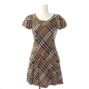 バーバリーブルーレーベル BURBERRY BLUE LABEL ノバチェック ウール  