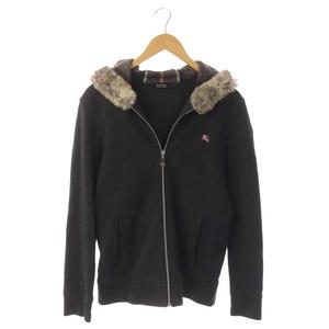 バーバリーブラックレーベル BURBERRY BLACK LABEL ラビットファー付き 