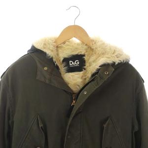 DOLCE&GABBANA ドルチェ&ガッバーナ ファー付アーミーコート
