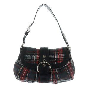 コーチ COACH ソーホー プリーテッド タータン ワンショルダーバッグ 