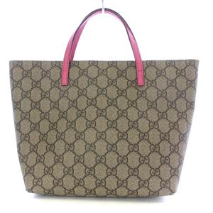 グッチ GUCCI GGスプリーム チルドレンズ キッズ ボウ リボン トート 