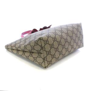 グッチ GUCCI GGスプリーム チルドレンズ キッズ ボウ リボン トート 