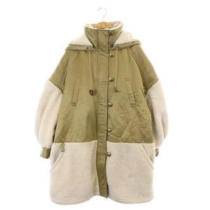 ETRE TOKYO 矢野未希子 ミリタリーボアコート ベージュ S ETRÉ TOKYO x 矢野未希子コラボレーション】 ETRE TOKYOと矢野