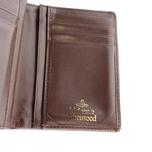 Vivienne Westwood オーブ 本革 二つ折り財布 ブラウン 希少 ヴィヴィアンウエストウッド Vivienne Westwood オーブ 二つ折り財布