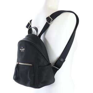 ケイトスペード KATE SPADE ナイロン ミニリュック ロゴ 黒 ブラック 