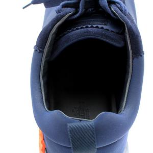 エルメス HERMES バウンシング Hロゴ スニーカー 43 27cm 紺 ネイビー 