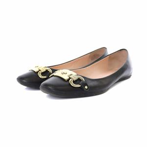 ⭐︎キフウ⭐︎ katespade 黒 エナメル　フラットシューズ サイズ8 ⭐︎キフウ⭐︎ katespade 黒 エナメル フラットシューズ サイズ