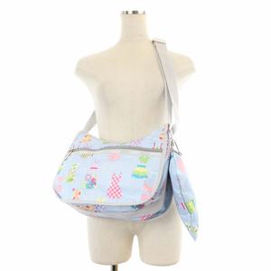 レスポートサック LesportSAC ショルダーバッグ ドレス柄 ポーチ付き