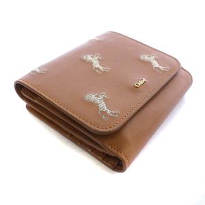 クロエ CHLOE リトルホース 財布 三つ折り コンパクト ミニ 刺繍 馬 