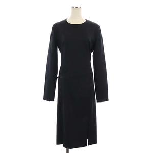 GUCCI ブラック 長袖ワンピース 40 グッチ GUCCI ワンピース 長袖 ロング ウール 40 黒 ブラック /BD □OS