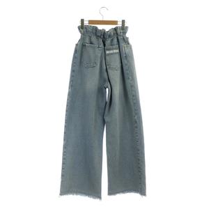 ミュウミュウ miumiu アイコニック デニム ジーンズ パンツ ワイド