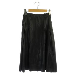 フォクシーニューヨーク FOXEY NEW YORK フェイクレザースカート  