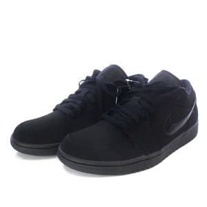 未使用品 ナイキ NIKE Air Jordan 1 Low Triple Black (2019) エア 