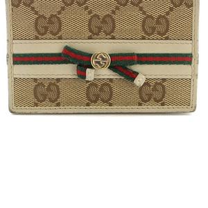 GUCCI 　グッチ　GG柄　　名刺入れ　ブラウン×ベージュ GGキャンバス グッチ GUCCI 名刺入れ カードケース メンズ
