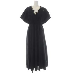 eimy Leylaflowerエンブロイダリーカシュクールワンピース はみ出す 