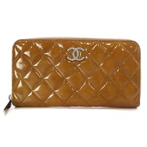 シャネル CHANEL ヴィンテージ マトラッセ 長財布 ラウンドファスナー