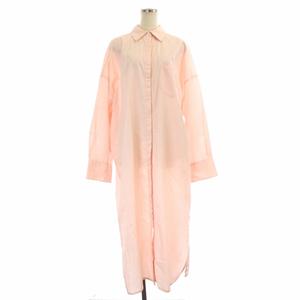エトレトウキョウ ETRE TOKYO ロングシャツワンピース 長袖 F ピンク 