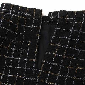 未使用品 シャネル CHANEL ラメツイード タイトスカート ひざ丈 ココ 