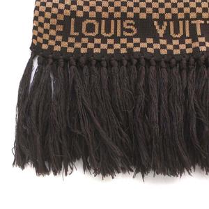 ルイヴィトン LOUIS VUITTON ストール マフラー ダミエ柄 シルク 