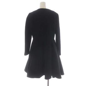 チェスティ Chesty ビジュー ノーカラーコート ロング アウター ウール  