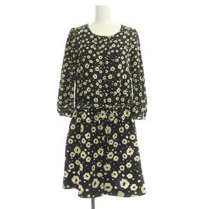 フランシュリッペ franche lippee Black 花柄 ワンピース ミニ  