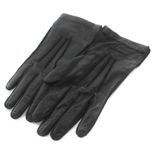 ボッテガヴェネタ BOTTEGA VENETA レザーグローブ 手袋 65 黒 ブラック