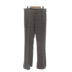 TOGA 17-18aw チェック スラックス パンツ