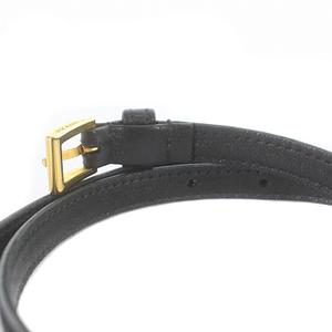 プラダ PRADA レザー ナロー ベルト 80 32 黒 ブラック 1C4188 /SR20