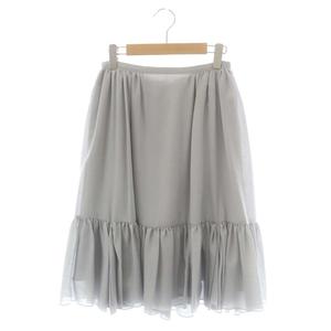 フォクシーニューヨーク FOXEY NEW YORK ギャザー フレア スカート  