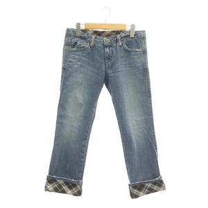 バーバリーブルーレーベル BURBERRY BLUE LABEL ロールアップ デニム 
