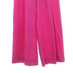 シルクシャンタンタックパンツ ドゥロワー ピンク あたらしく